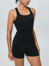 ZASUWA Female Unique Cross Back High Elastic Romper