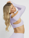 ZASUWA Female Super Twist Thumbhole Cropped Top