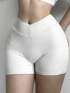 ZASUWA Female Sexy V-shape Waist Deep V Back Pocket Scrunch Bum Shorts