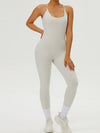 ZASUWA Female Backless U Collar Jumpsuit