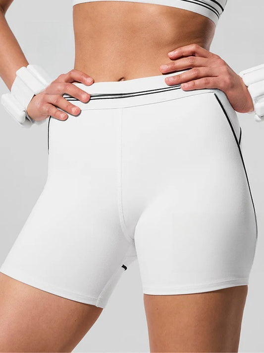 ZASUWA Female Contrast Color Push-lift Shorts