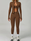 ZASUWA Female Deep V Back Seamless High-rise Short Tracksuit
