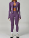 ZASUWA Female Deep V Back Seamless High-rise Short Tracksuit