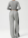 ZASUWA Female Contrast Color Stripes Pocket Tracksuit