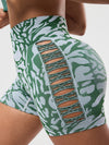 ZASUWA Female Camouflage Hollow Out Hot Booty Shorts