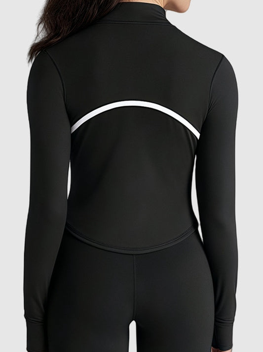 ZASUWA Female Zipper Stripes Jacket