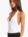 ZASUWA Female V Collar Backless Tank