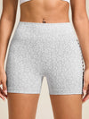 ZASUWA Female Leopard Print Hollow Out Hot Booty Shorts