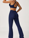 ZASUWA Female V Collar Cross Back V shape-waist Flare Tracksuit