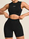 ZASUWA Female Seamless Hip-lift Scrunch Bum Short Tracksuit