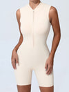 ZASUWA Female Zipper Sleevesless Romper