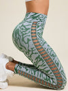 ZASUWA Female Camouflage Hollow Out Hot Booty Leggings