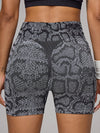 ZASUWA Female Snake Print Cutout Hot Booty Shorts