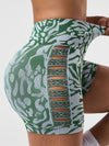 ZASUWA Female Camouflage Hollow Out Hot Booty Shorts