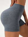 ZASUWA Female Ribbed High-elastic Booty Shorts