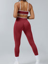 ZASUWA Female Stripes Seamless High-rise Tracksuit