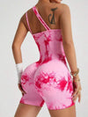 ZASUWA Female Hot Tie-dye Scrunch Bum Romper