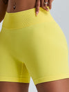 ZASUWA Female Ribbed Scrunch Bum Seamless Booty Gym Shorts