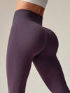 ZASUWA Female Unique Ribbed High-rise Leggings