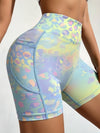 ZASUWA Female Colorful Pattern Pocket Booty Shorts