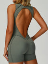 ZASUWA Female Sexy Backless Quick-dry Romper