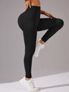 ZASUWA Female Scrunch Bum Ribbed Leggings
