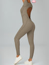 ZASUWA Female Heart Backless Jumpsuit