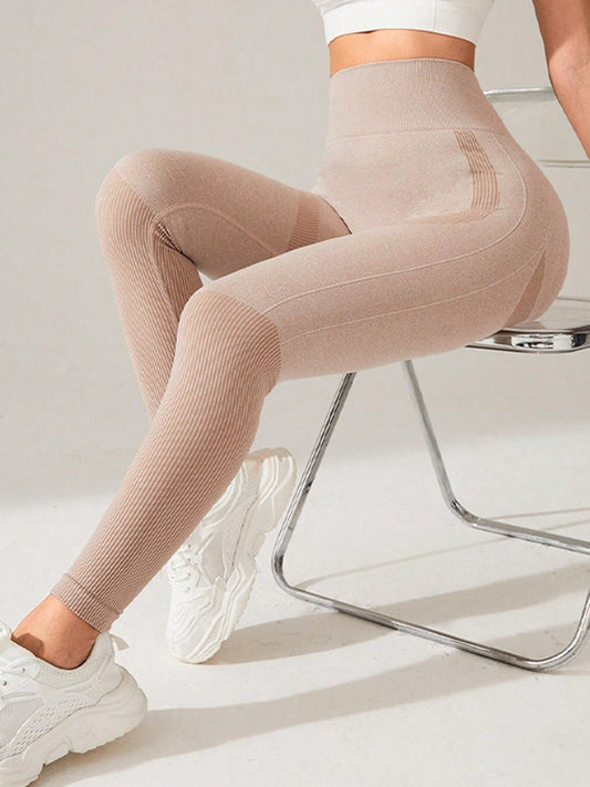 ZASUWA Female Ribbed Seamless Booty Leggings