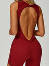 ZASUWA Female Sexy Backless Quick-dry Romper