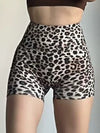 ZASUWA Female Animal Print Quick Dry Booty Shorts