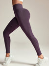 ZASUWA Female Unique Ribbed High-rise Leggings