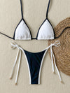 ZASUWA Female Sexy Contrast Color Bikini Set
