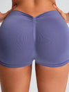 ZASUWA Female Deep V Back Seamless Shorts