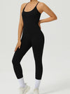 ZASUWA Female Backless U Collar Jumpsuit