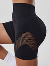 ZASUWA Female Seamless Fishnet Shorts