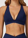 ZASUWA Female V Collar Cross Back Sports Bras