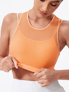 ZASUWA Female Fishnet Yoga Sports Bras