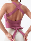 ZASUWA Female Backless Bow-knot Tank