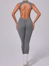 ZASUWA Female Backless Scrunch Bum Jumpsuit