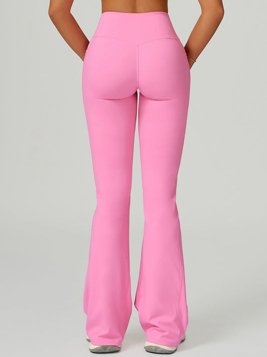 ZASUWA Female V shape-waist Flare Leggings