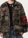 ZASUWA Feamle Pocket Camouflage Hoodie