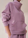 ZASUWA Female Pocket Zipper Casual Hoodie