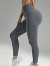 ZASUWA Female Ribbed High-rise Leggings