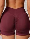 ZASUWA Female Sexy Deep V Back Scrunch Bum Shorts