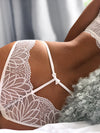 ZASUWA Female Solid Color Lace Hollow Out Panties