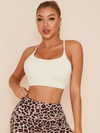 ZASUWA Female Gathered Beauty Back Leopard Print Shorts Tracksuit