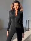 ZASUWA Female Trendy Zipper Jumpsuits