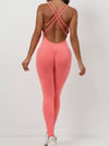 ZASUWA Female Seamless Scrunch Bum Jumpsuit