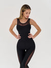 🖤ZASUWA Female Hollow Out Mesh Jumpsuit