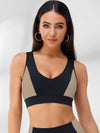 ZASUWA Female Contrast Color Backless Sports Bras